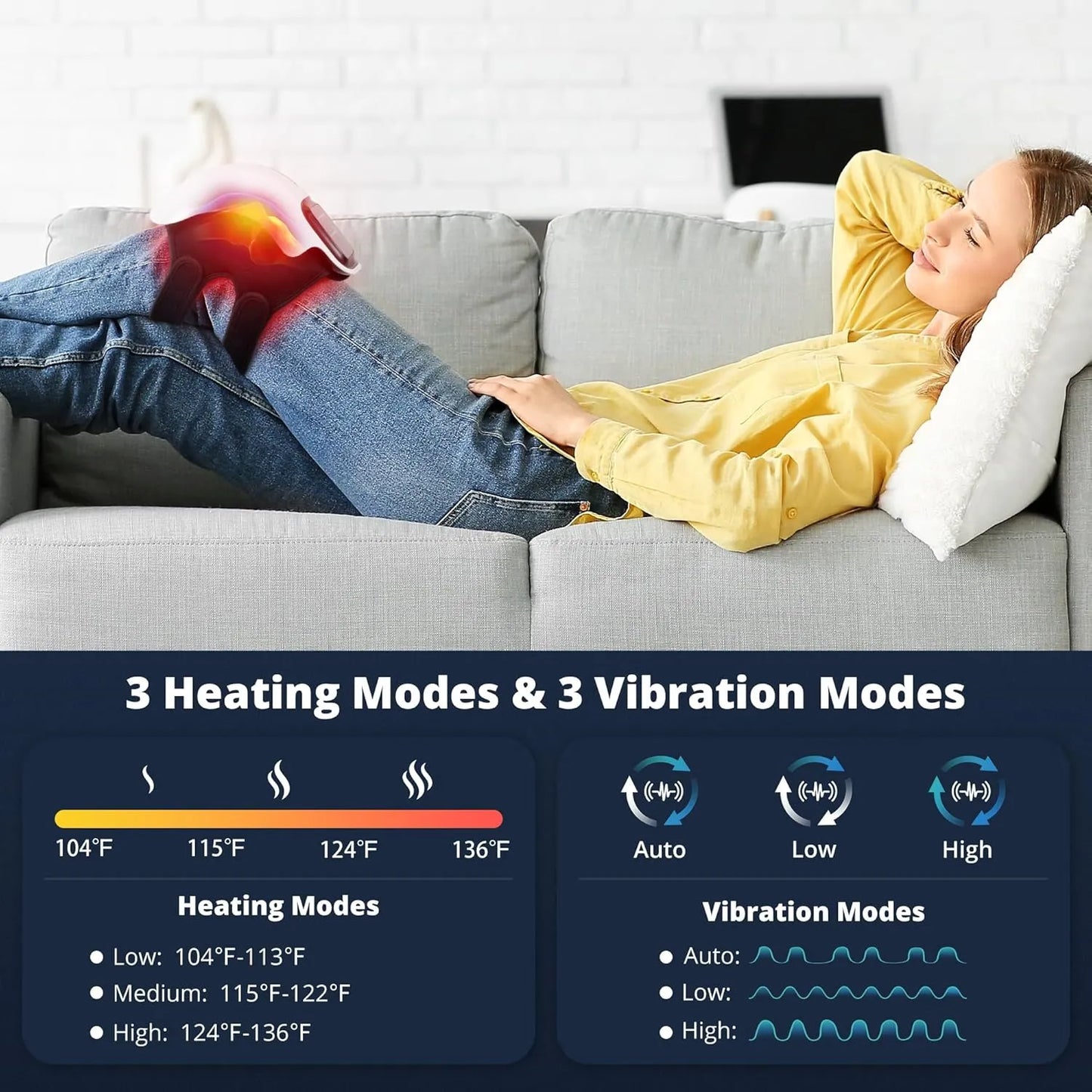 Relaxtion Knee Massage, Soothe Pain & Stiffness